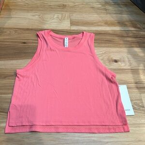NWT lululemon Train to be Tank raspberry cream 6